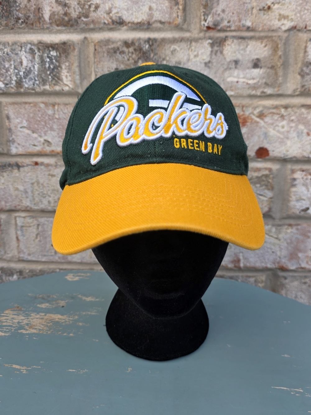 Green Bay Packers NFL Team Apparel Adjustable Script Hat
